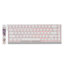 FGG MADLIONS MAD68 HE White RGB US Layout Magnetic Gaming Keyboard - Magnetic Amber Pro Switches