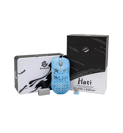 G-Wolves Hati-M Ace 63g Wireless Gaming Mouse - Transparent Blue