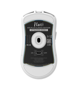 G-Wolves Hati-S Plus 50g Wireless Gaming Mouse - White