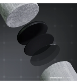 GhostGlides Cyclone Pro Balanced Speed Mouse Feet (Skates) - Universal 0.85mm Dots - 40x Dots