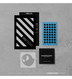 GhostGlides Cyclone Pro Balanced Speed Mouse Feet (Skates) - Universal 0.85mm Dots - 40x Dots