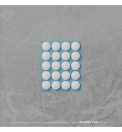 GhostGlides Edgerunner BFD'S Balanced Mouse Feet (Skates) - Universal 0.85mm Dots - 20x Dots