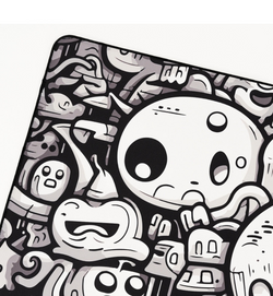 La Onda Rizz x NachoCustomz Edition Doodles Mid Mousepad - Medium