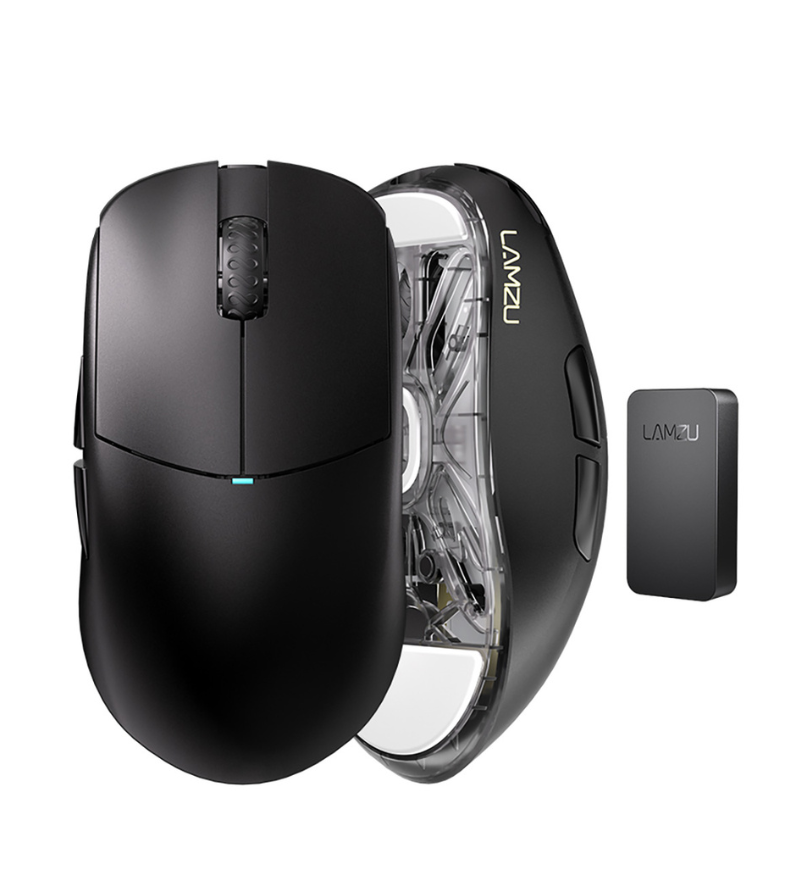 *OPEN BOX* Lamzu Atlantis Mini 4K 49g Wireless Superlight Gaming Mouse - Charcoal Black