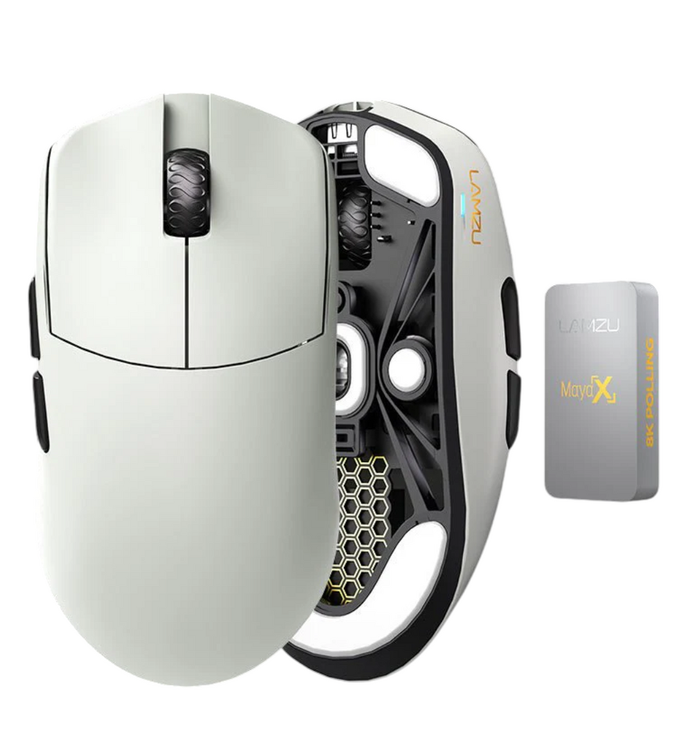 Buy Lamzu MAYA X 8K 47g Wireless Gaming Mouse - Cloud Grey UK Buy Lamzu MAYA X 8K 47g Wireless Gaming Mouse - Cloud Grey UK