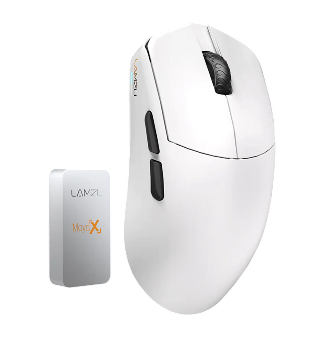 Lamzu MAYA X 8K 47g Wireless Gaming Mouse - White