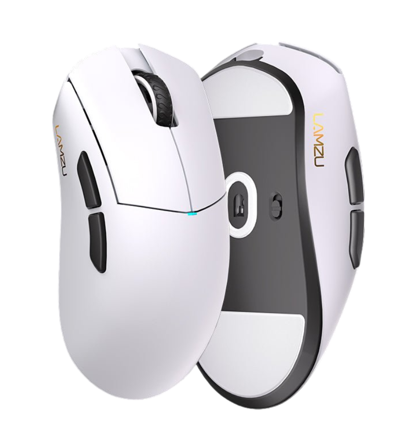 Lamzu Paro 48g Wireless Optical Gaming Mouse - Polar White