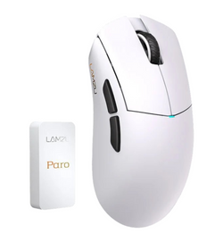 Lamzu Paro Aurora 8K 48g Wireless Optical Gaming Mouse - White