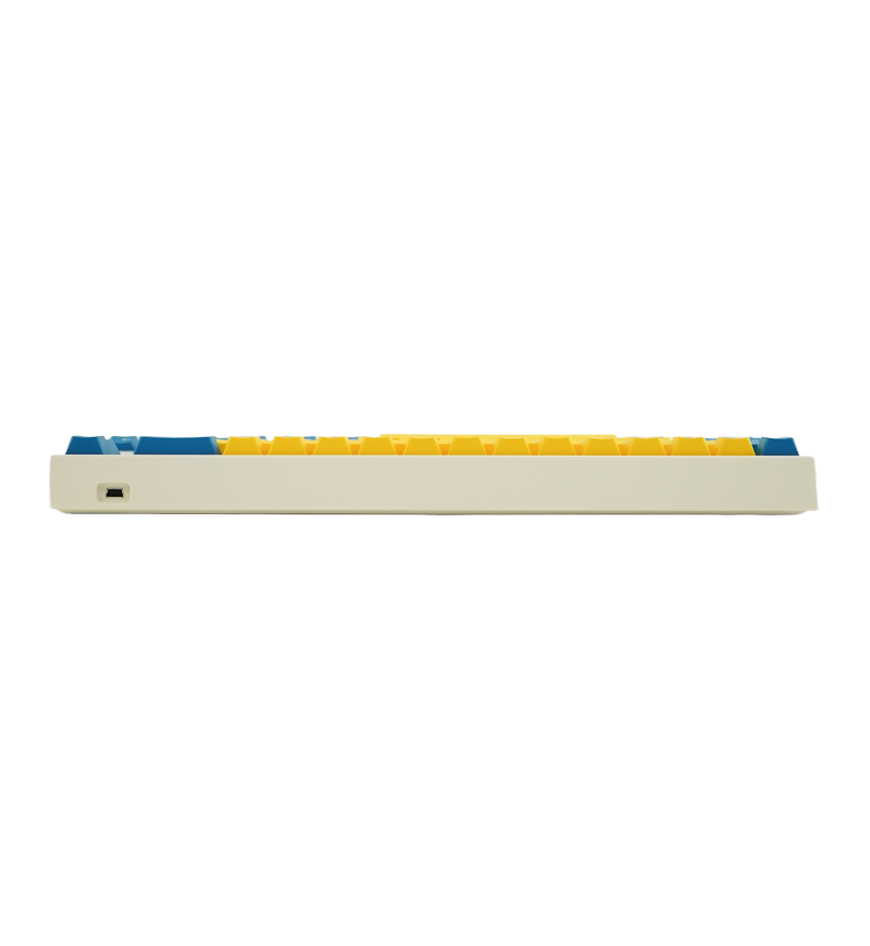 Leopold FC660M PD Yellow/Blue SF US Layout Mechanical Keyboard - Cherry MX Blue Switches