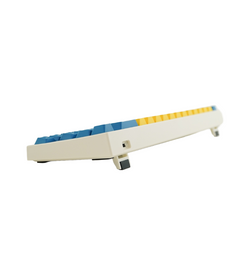 Leopold FC660M PD Yellow/Blue SF US Layout Mechanical Keyboard - Cherry MX Blue Switches