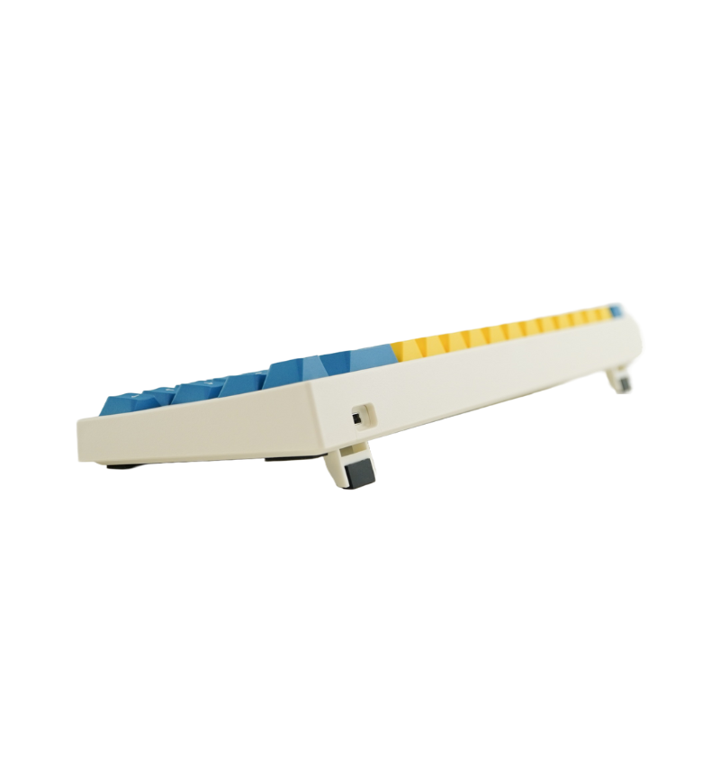 Leopold FC660M PD Yellow/Blue SF US Layout Mechanical Keyboard - Cherry MX Silent Red Switches