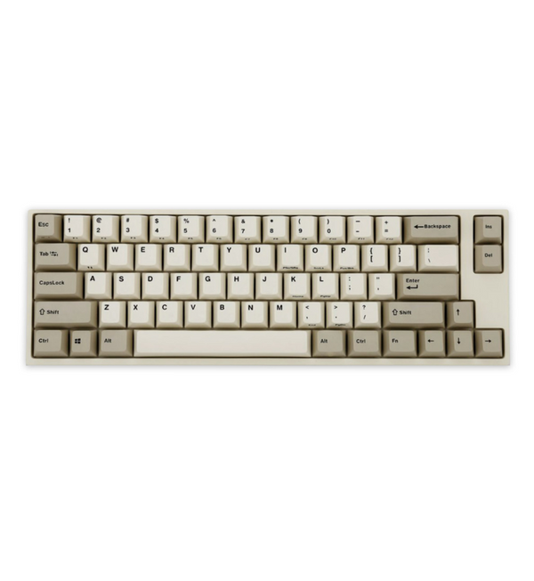 Leopold FC660MBT 2-Tone White US Layout SF Bluetooth Mechanical Keyboard - Cherry MX Silent Red Switches