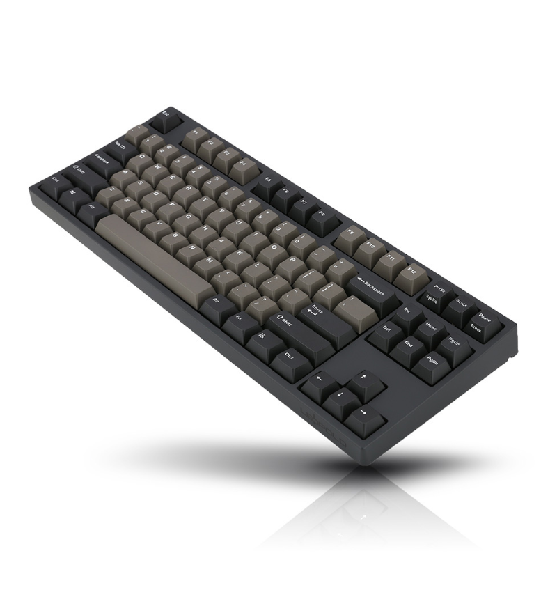 Leopold FC750R PD Graphite/White US Layout TKL Mechanical Keyboard - Cherry MX Blue Switches