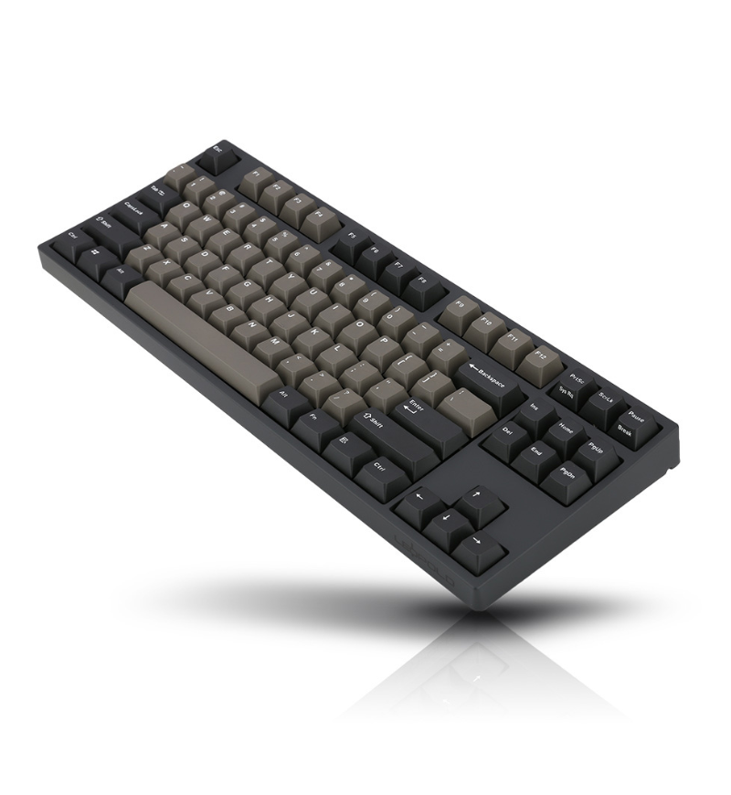 Leopold FC750R PD Graphite/White US Layout TKL Mechanical Keyboard - Cherry MX Red Switches