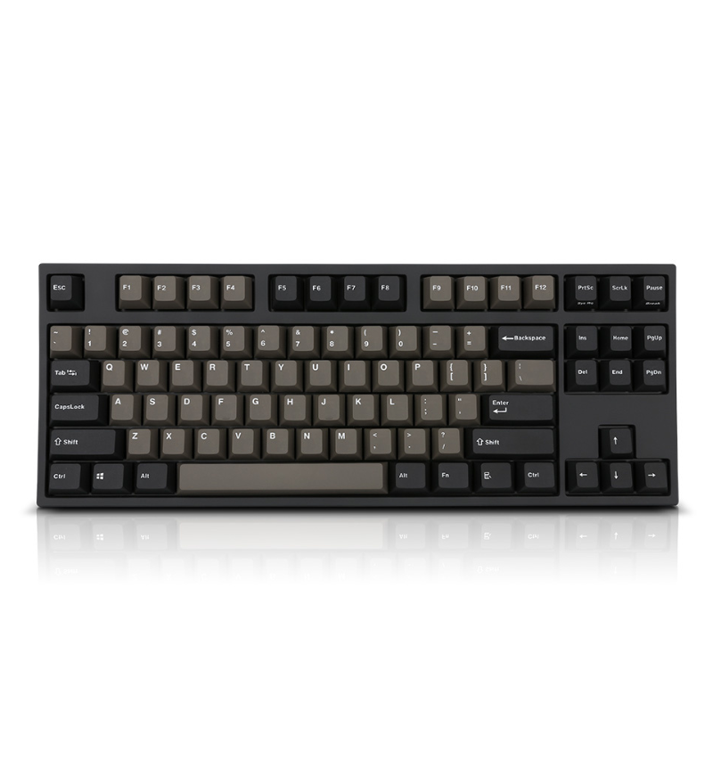 Leopold FC750R PD Graphite/White US Layout TKL Mechanical Keyboard - Cherry MX Red Switches