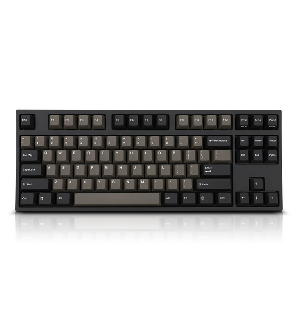 Leopold FC750R PD Graphite/White US Layout TKL Mechanical Keyboard - Cherry MX Silent Red Switches