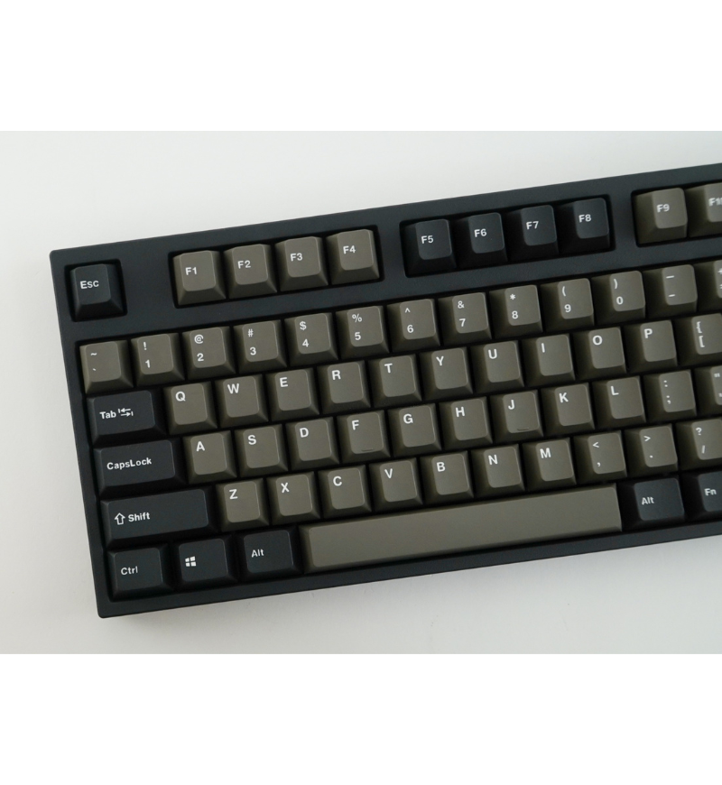 Leopold FC900R PD Graphite/White US Layout Mechanical Keyboard - Cherry MX Black Switches