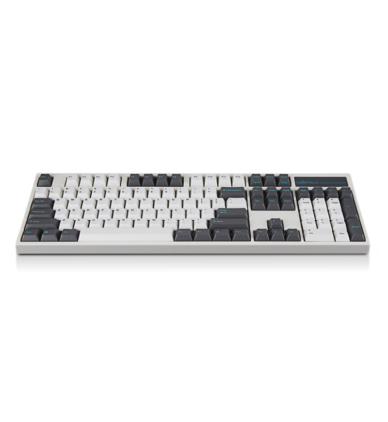 Leopold FC900R PD White/Grey US Layout Mechanical Keyboard - Cherry MX Red Switches