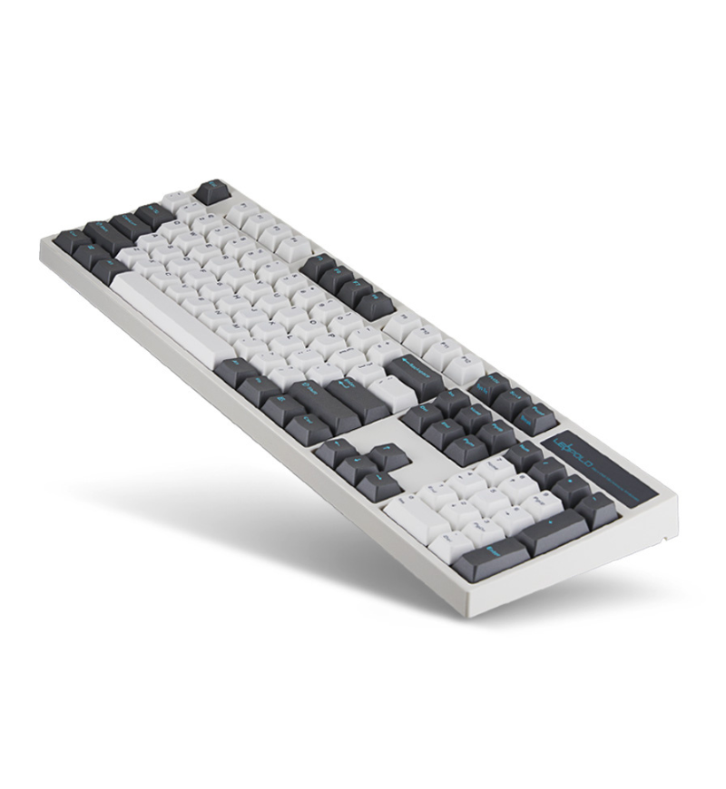 Leopold FC900R PD White/Grey US Layout Mechanical Keyboard - Cherry MX Brown Switches