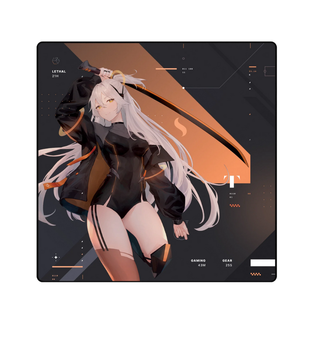 Lethal Gaming Gear Saturn XL Square Mousepad - Red