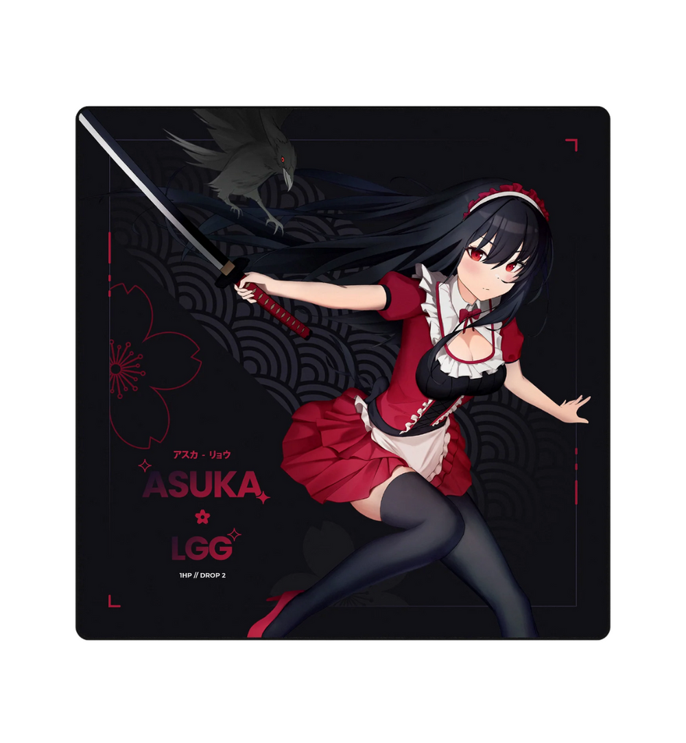 Lethal Gaming Gear Saturn XL Square Mousepad - Red