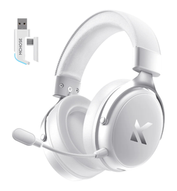 MCHOSE V9 Pro Wireless Gaming Headset - Icy White