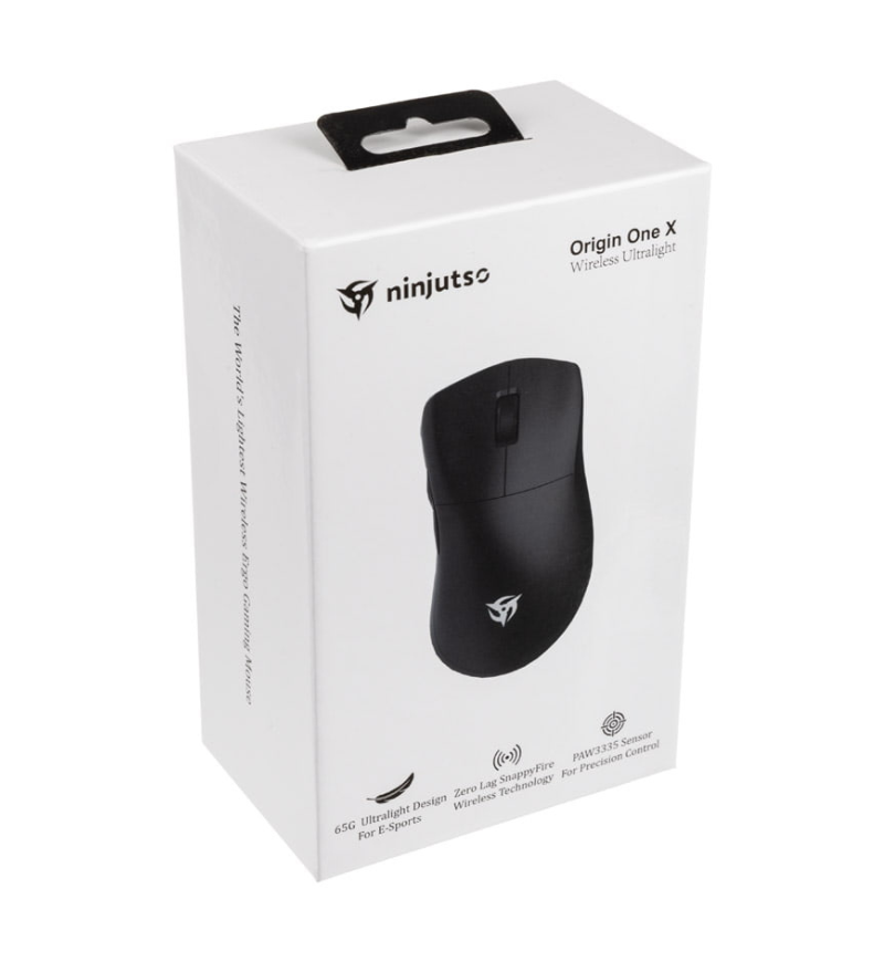 Ninjutso Origin One X 66g Wireless Gaming Mouse - Black