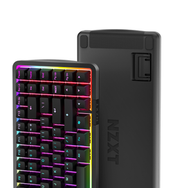 NZXT Function Elite Mini TKL RGB Optical Gaming Keyboard