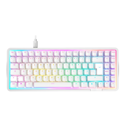 NZXT Function Elite Mini TKL RGB Optical Gaming Keyboard - White