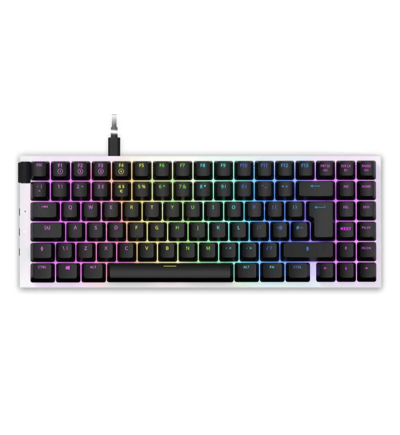 NZXT Function Mini TKL White RGB Mechanical Keyboard