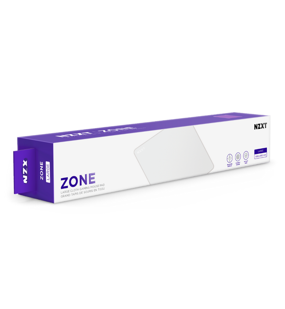 NZXT Zone Large Gaming Mousepad - White