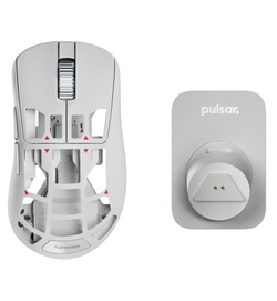 Pulsar Feinmann FO1 46g Magnesium Wireless Gaming Mouse - Alpine White