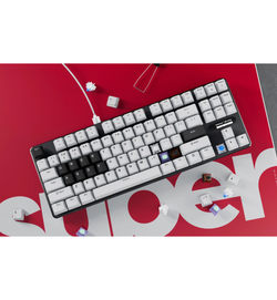 Pulsar PCMK 3 HE White TKL US Layout Magnetic Gaming Keyboard - Gateron x Pulsar Linear Magnetic Switches