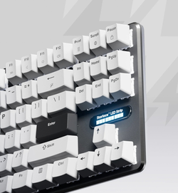 Pulsar PCMK 3 HE White TKL US Layout Magnetic Gaming Keyboard - Gateron x Pulsar Linear Magnetic Switches