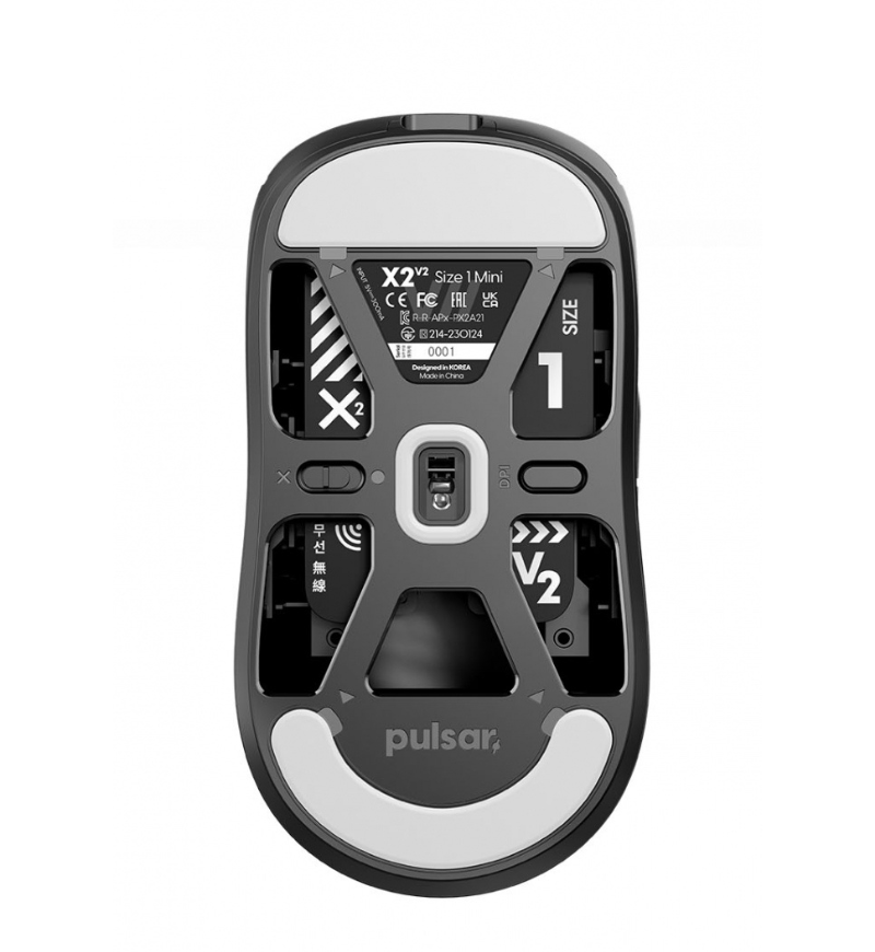 Pulsar X2 V2 Mini 51g Wireless Gaming Mouse - Black