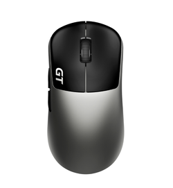 RAWM Leviathan V4 GT 8K 54g Optical Wireless Gaming Mouse - Gunmetal & Black