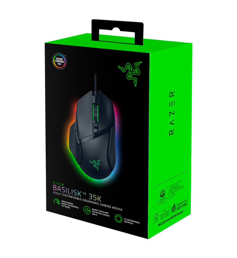 Razer Basilisk V3 35K 101g Gaming Mouse