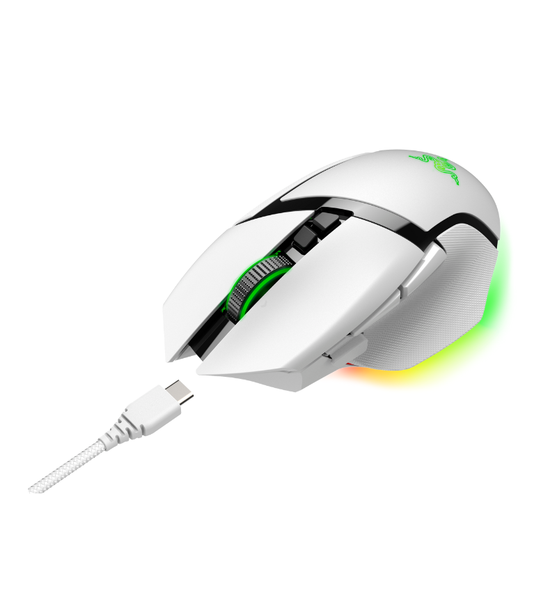 Razer Basilisk V3 Pro 112g Wireless Gaming Mouse - White