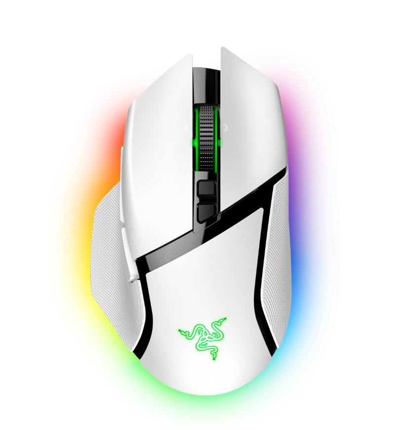 Razer Basilisk V3 Pro 112g Wireless Gaming Mouse - White