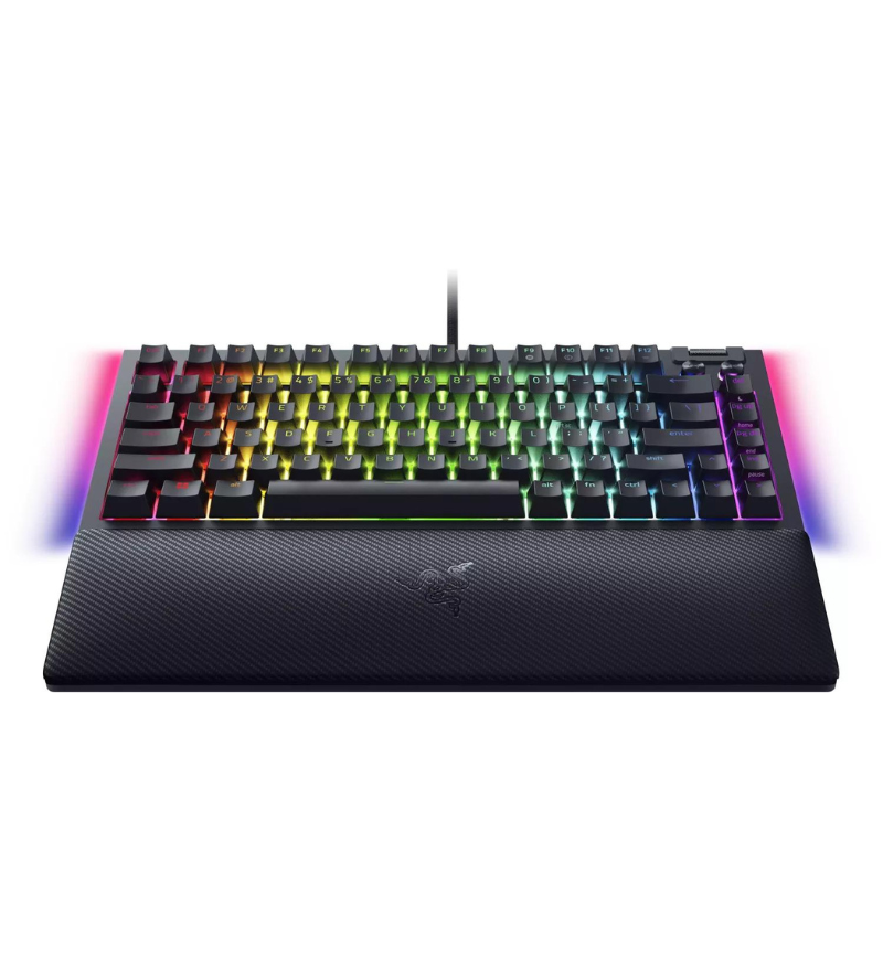 Razer Blackwidow V4 75% RGB Mechanical US ISO Keyboard - Razer Orange Switches