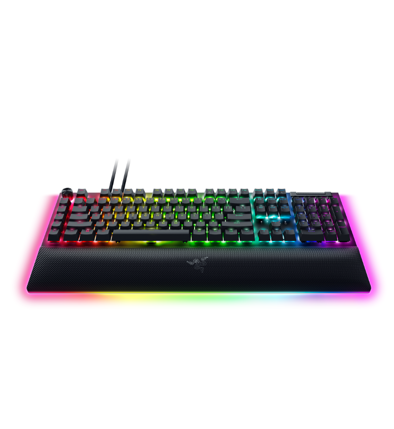 Razer BlackWidow V4 Pro Gaming Keyboard UK - Razer Green Switches