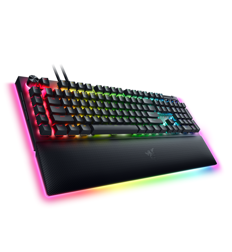 Razer BlackWidow V4 Pro Gaming Keyboard UK - Razer Green Switches