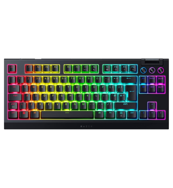 Razer Blackwidow V4 TKL HyperSpeed RGB UK Keyboard - Razer Orange Switches