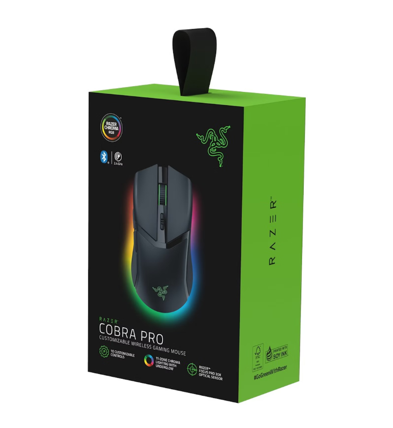 Razer Cobra Pro 77g Wireless RGB Optical Gaming Mouse