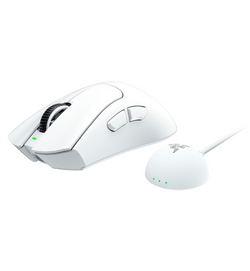 Razer DeathAdder V4 Pro 57g Wireless Gaming Mouse - White