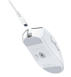 Razer DeathAdder V4 Pro 57g Wireless Gaming Mouse - White