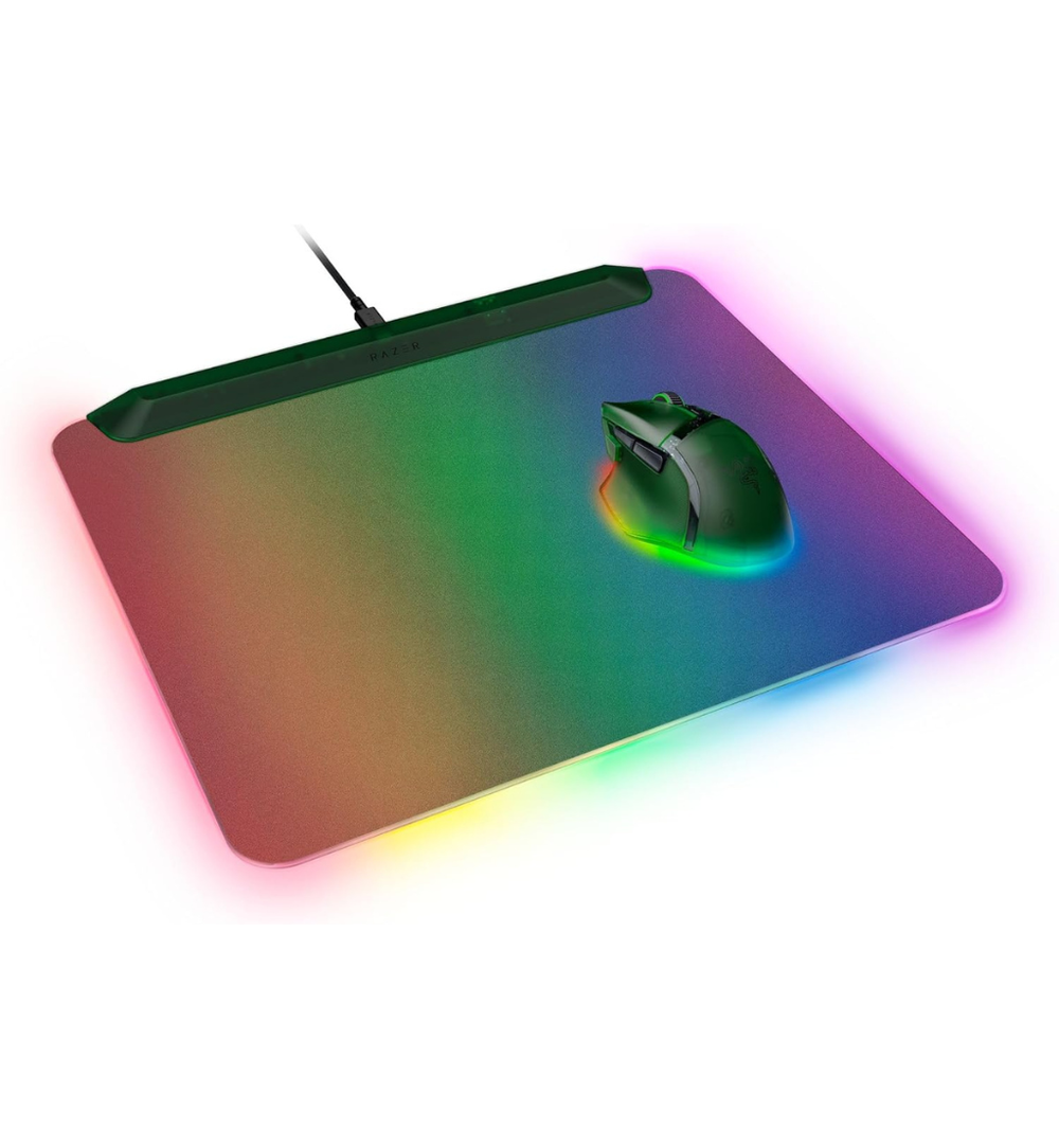 Razer Firefly V2 Pro Illuminated RGB Gaming Mousepad - Phantom Green