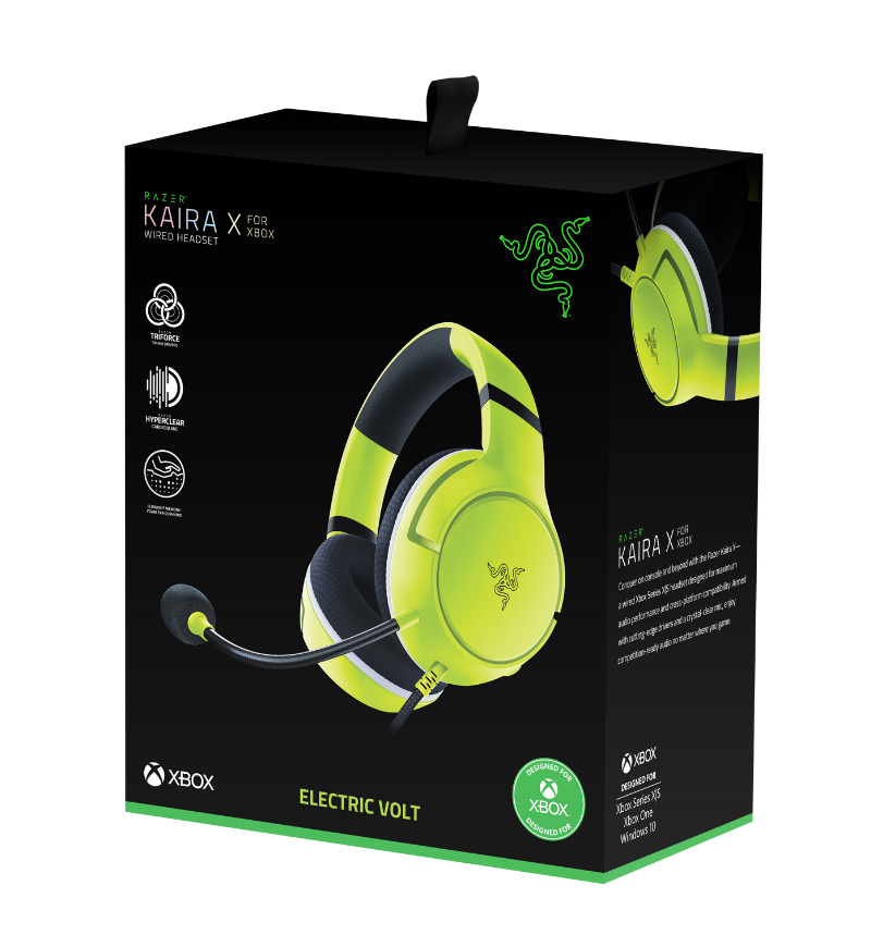 Razer Kaira X for Xbox Wired Headset - Lime Green