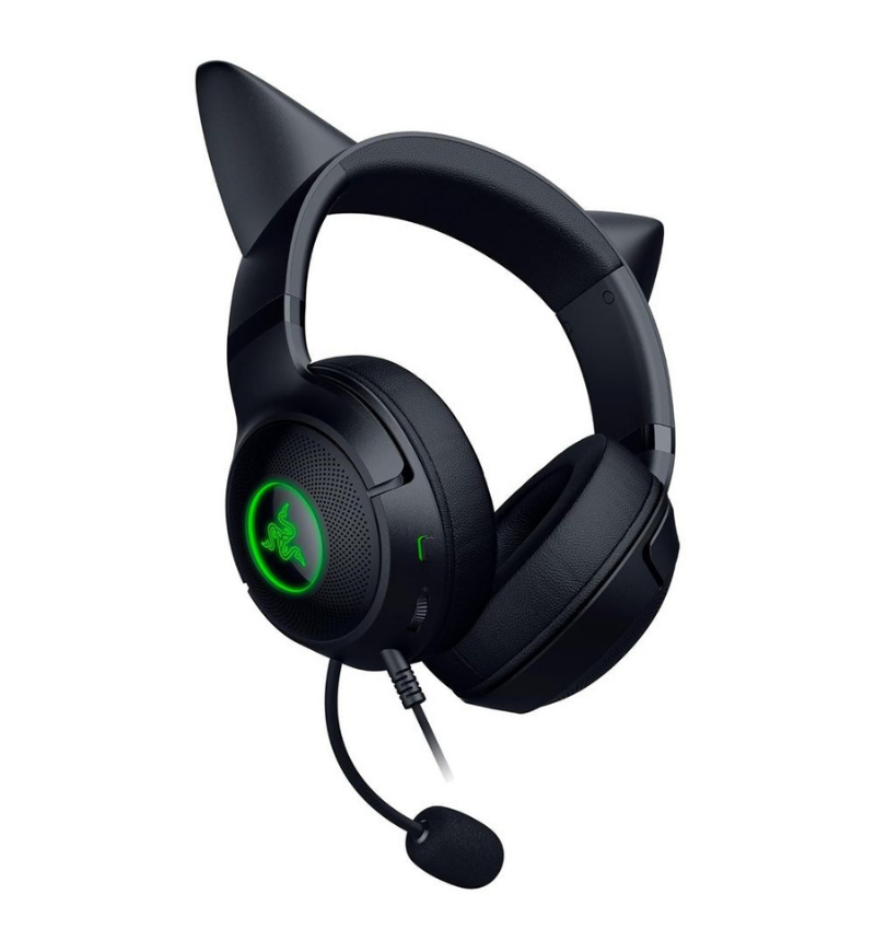 Razer Kraken Kitty V2 Wired RGB Gaming Headset - Black