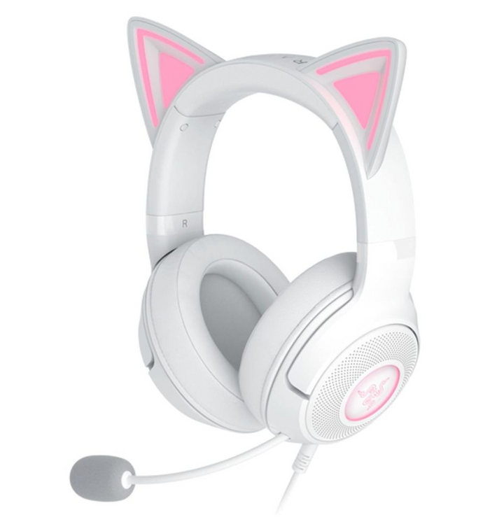 Razer Kraken Kitty V2 Wired RGB Gaming Headset - White